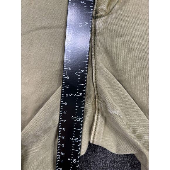 Pilcro and the Letterpress Hyphen Ankle Pants Womens Size 29 Olive Green Stretch - Picture 7 of 8